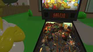 The Simpsons Pinball Party VPX VPW Skitso v20 VR test [upl. by Arded540]