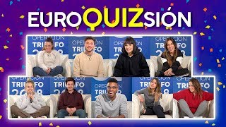 ¿Qué saben sobre EUROVISIÓN  EuroQUIZsión  OT 2018 [upl. by Akemak]