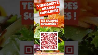 Recette de sauce vinaigrette au jus dorange et à la coriandre pour sublimer tes salades [upl. by Rehttam15]