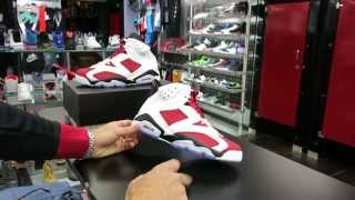 Nike Air Jordan Carmine 6 at Street Gear Hempstead NY [upl. by Dorran]