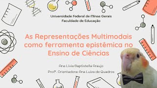 DEFESA DE MESTRADO  As Representações Multimodais como ferramenta epistêmica no Ensino de Ciências [upl. by Grady]