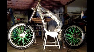 Install spokes skins on dirt bikes [upl. by Entwistle495]