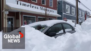 Nova Scotia storm Extra snow plows brought in following “Snowmageddon 2024” [upl. by Laet]