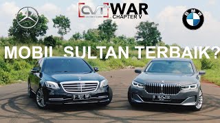 CVT WAR 5 MERCEDESBENZ S 450L SCLASS VS BMW 740LI 7SERIES [upl. by Gottuard164]