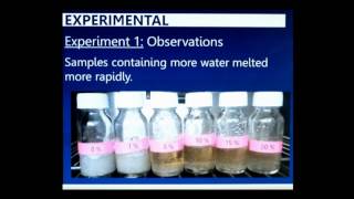 Sodium Acetate Trihydrate Melting Behaviour and Supercooled Stability [upl. by Ellwood]