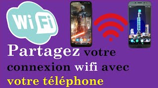 COMMENT PARTAGER SA CONNEXION WIFI AVEC SON TELEPHONE [upl. by Scharff771]