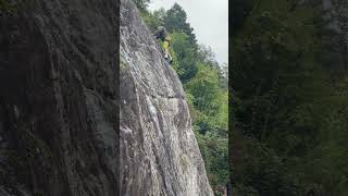 Rock CLIMBING in the RAIN 🌧🌧🌧💧💧💧😬😬😬 climbing [upl. by Adler866]