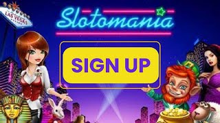 How to Sign Up Slotomania 2024 [upl. by Tarrsus]