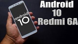 Install Android 10 on Xiaomi Redmi 6A LineageOS 171  How to Guide [upl. by Valsimot]