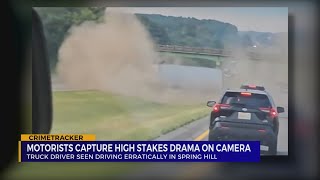 TN motorists capture man driving erratically  VIDEO [upl. by Landri]