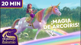 La MEJOR Magia de Luz de Unicornio 🦄🌈 en Academia Unicornio  Dibujos Animados para Niños [upl. by Rorry874]