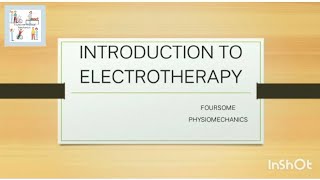 Introduction to electrotherapy modalities physiotherapy bpt [upl. by Favianus]