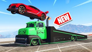 NEW INSANE RAMP TRUCK In GTA 5 DLC [upl. by Ylicis]