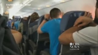 Watch Passengers brace for emergency plane landing [upl. by Alvie634]