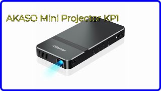 REVIEW 2024 AKASO Mini Projector KP1 ESSENTIAL details [upl. by Ghiselin]