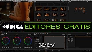 3 EDITORES DE VIDEO GRATIS  EDITORES DE CODIGO ABIERTO NenemyEstudio [upl. by Sherar]