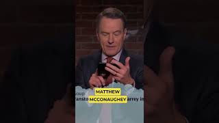 Bryan Cranston Impersonating Jim Carrey and Matthew McConaughey  ClippingCo shorts [upl. by Neyut312]