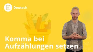 Komma bei Aufzählungen darauf musst du achten – Deutsch  Duden Learnattack [upl. by Aynwat]