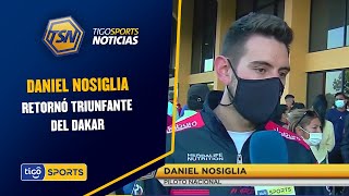 Daniel Nosiglia retornó triunfante del Dakar Fue el cuarto Sudamericano mejor ubicado [upl. by Leanora]