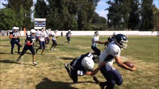 Lighthouse Christian Academy of Santa Monica plays Westmark School at football 2015 [upl. by Croft]