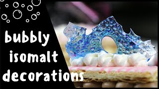 Isomalt Decorations  Simple Yet SO Pretty [upl. by Natsrik]