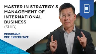 ESSEC Master in Strategy amp Management of International Business SMIB  ESSEC Programs [upl. by Rise]