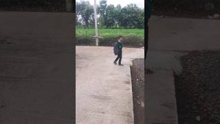 Shalege Hogutidhene Going To School cute viralshort Kannada Video [upl. by Pepper606]