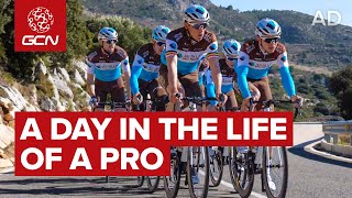 A Day In The Life Of A Pro Cyclist with AG2R La Mondiale [upl. by Adyl]