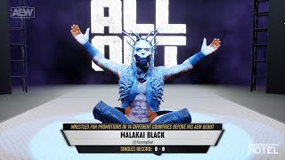 AEW Fight Forever Malakai Black Entrance Signature Finisher [upl. by Pesvoh103]