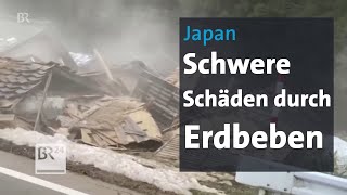 Schwere Erdbeben in Japan  BR24 [upl. by Sedda875]