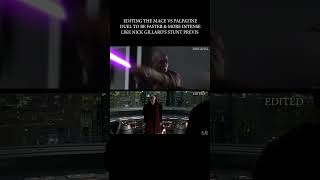 FIXING THE PART WHERE PALPATINE KILLS JEDI AND FIGHTS MACE shorts starwars revengeofthesith [upl. by Hiltner]