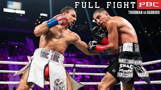 Thurman vs Barrios FULL FIGHT February 5 2022  PBC on FOX PPV [upl. by Aranat]