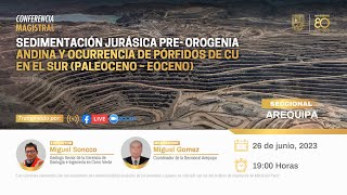 Sedimentación Jurásica Pre  Orogenia Andina y Ocurrencia de Pórfidos de CU en el Sur [upl. by Airlee]