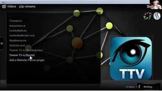 XBMC kodi على برنامج P2P STREAM شرح تركيب أقوى الإضافات [upl. by Ayatal]