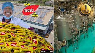 Nabati  How the Indias No1 Wafer is made  FOOD FACTORY  English Subtitle  Irfans View [upl. by Fillander]