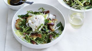 Recette  Salade lyonnaise [upl. by Eciral903]