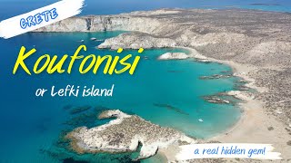 Koufonisi Lefki island Crete Greece Short version 4K [upl. by Pablo]