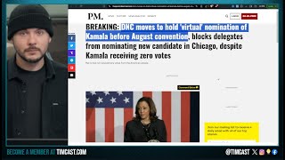 Democrats To BYPASS DNC Rules And GIVE Kamala Nomination Democrats Go FULL COMMUNIST  TimcastNews [upl. by Doowle568]