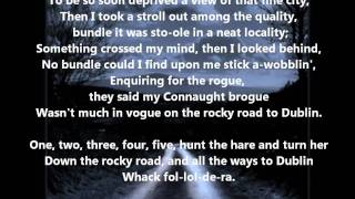 Rocky Road to Dublin lyrics [upl. by Netsrejk]