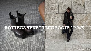 Bottega Veneta Lug Boots  How To Style Them in 5 Outfits [upl. by Hollingsworth981]