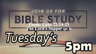 Kingstown Methodist Church Bible Study Tuesday April 30th 2024 at 500pm [upl. by Hearn]