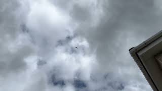 Low flying airplane circling above us in Llanelli [upl. by Lladnew]