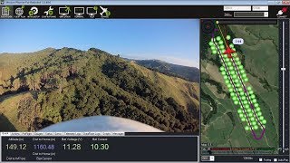 Arduplane terrain following test [upl. by Dulsea912]