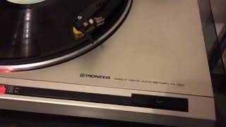 Pioneer PL320 turntable Monitor Audio MA 16 bookshelf speakers driven by Quad 34 amp 303 [upl. by Downall]