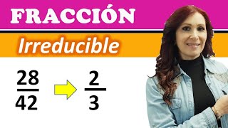 FRACCIÓN IRREDUCIBLE 🔶Obtener la fracción irreducible [upl. by Nappy162]