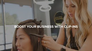 Boost Your Salon Business with ClipIns Expert Tips from a BELLAMI Educator [upl. by Hasen64]