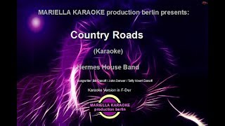 Hermes House Band Country Roads Karaoke Version [upl. by Fulmer270]