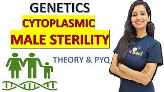 Cytoplasmic Male Sterility I CMS I Theory and PYQ I Inheritance Biology I Genetics I CSIRNET I GATE [upl. by Sima]