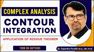 Complex Analysis Contour Integration  Application of Residue Theorem [upl. by Birgit617]