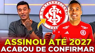 💥BOMBA REFORÇO DE PESO É NOSSO CONFIRMADO ESSA NINGUÉM ESPERAVA ÚLTIMAS NOTÍCIAS DO INTER HOJE [upl. by Alrad121]